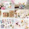 Assorted 486 Pieces Pressed Flower Themed Stickers (36 Sheets) Dried Floral Resin Stickers Decals Botanical Journaling Sticker for Scrapbook Supplies Junk Journal Bullet Journal Planner Laptop